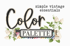 Simple Stories - Simple Vintage Essentials Color Palette