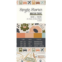 Here + There - Simple Stories - Washi Tape 5/Pkg