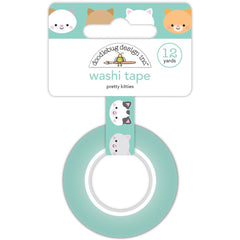 Pretty Kitty - Doodlebug - Washi Tape 15mmX12yd -  Pretty Kitties