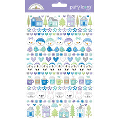 Snow Much Fun - Doodlebug - Puffy Stickers (3592)