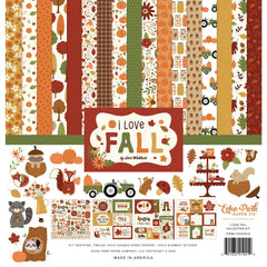 I Love Fall - Echo Park - Collection Kit 12"X12"