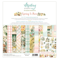 Spring is Here - Mintay Papers - 12"x12" Paper Set
