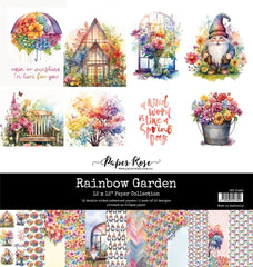 Rainbow Garden - Paper Rose - 12"X12" Paper Collection (7699)