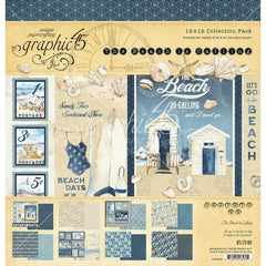 The Beach Is Calling  - Graphic 45 - Collection Pack 12"X12"