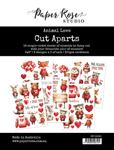 Animal Love - Paper Rose - Cut Aparts Paper Pack (8191)