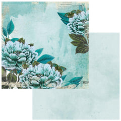 Color Swatch: Teal  - 49 & Market - Double-Sided Cardstock 12"X12" - Paper 1