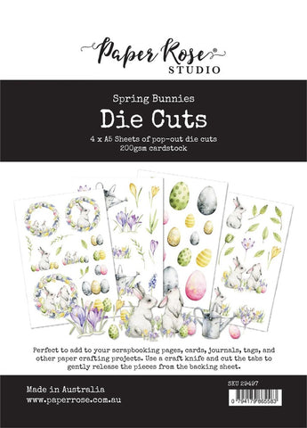 Spring Bunnies  - Paper Rose - Die Cuts