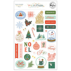 Holiday Dreams - PinkFresh Studios - Puffy Stickers 5"X7" (2134)