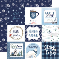 Wintertime - Carta Bella - 12"x12" Double-sided Patterned Paper - 4"x4" Journaling Cards