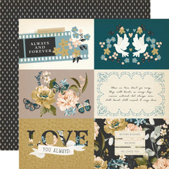Remember - Simple Stories - Double-Sided Cardstock 12"X12" - 4"x6" Elements