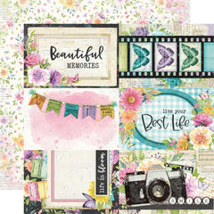 Simple Vintage Life In Bloom 2.0  - Simple Stories - Double-Sided Cardstock 12"X12" - 4"X6" Elements