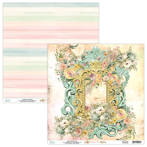 Spring is Here - Mintay Papers - 12"x12" Patterned Paper - Paper 04