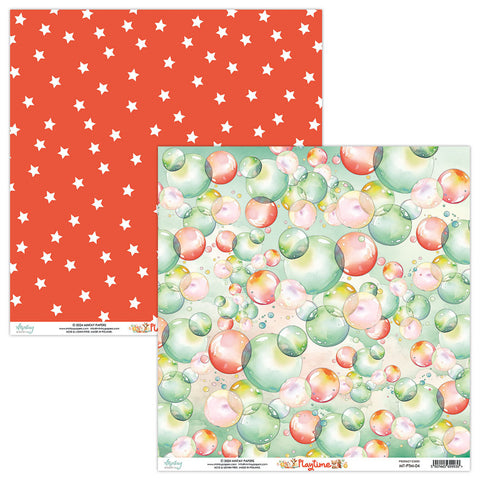Playtime - Mintay Papers - 12"x12" Patterned Paper - Paper 04