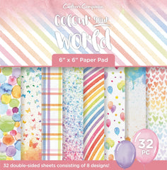 Crafter's Companion - Colour Your World - 6"x6" Paper Pad
