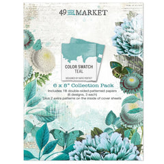 Color Swatch: Teal  - 49 & Market - Collection Pack 6"X8"