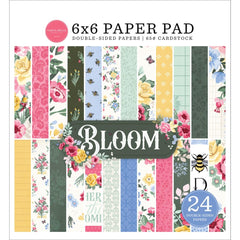 Bloom - Carta Bella - Double-Sided Paper Pad 6"X6" 24/Pkg