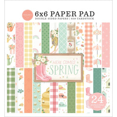 Here Comes Spring - Carta Bella - Double-Sided Paper Pad 6"X6" 24/Pkg
