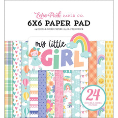 My Little Girl - Echo Park - Double-Sided Paper Pad 6"X6" 24/Pkg
