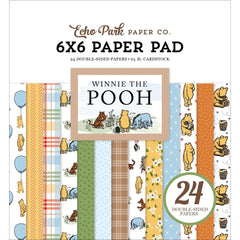 Winnie The Pooh - Echo Park - Double-Sided Paper Pad 6"X6" 24/Pkg