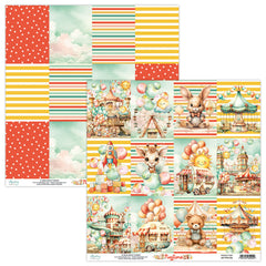 Playtime - Mintay Papers - 12"x12" Patterned Paper - Paper 06