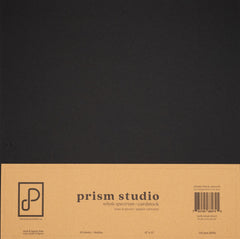 Prism Studio - 12"x12" Whole Spectrum Smooth Cardstock 25/pkg - Simply Black (4745)