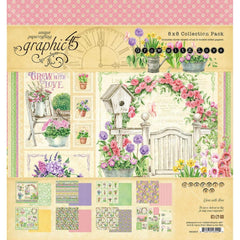 Grow With Love - Graphic 45 - Collection Pack 8"X8"