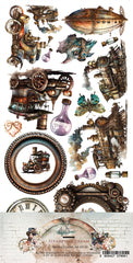 Steampunk Dream - Alchemy of Art - 6"x12" Paper Set - Extras (8951)