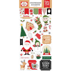 Have A Holly Jolly Christmas - Echo Park - Chipboard 6"X13" - Accents