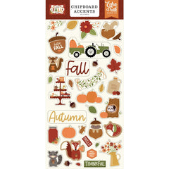 I Love Fall - Echo Park - Chipboard 6"X13" - Accents