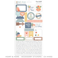 Heart & Home - Cocoa Vanilla Studios - Accessory Stickers (0612)