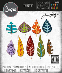 Sizzix - Thinlits Dies By Tim Holtz - Artsy Leaves (18pk) (5816)