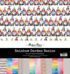 Rainbow Garden - Paper Rose - 12"X12" Paper Collection - Basics