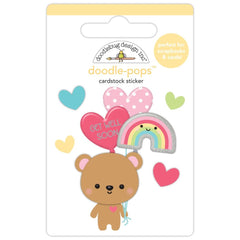 Happy Healing - Doodlebug  - Doodle-Pops 3D Sticker - Bear Hugs