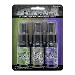 Tim Holtz - Distress Mica Stain Set -  Halloween Set# 2  (Bubbling Cauldron, Crooked Broomstick and Hocus Pocus) (7442)