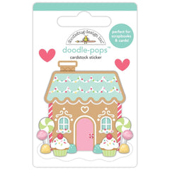 Gingerbread Kisses- Doodlebug - Doodle-Pops 3D Stickers - Candy Cottage