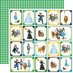 Wizard Of Oz - Carta Bella - Double-Sided Cardstock 12"X12" - Cast Of Characters