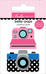 Let's Scrapbook - Bella Blvd - Bella-pops 3D Cardstock Sticker - Click! Click!