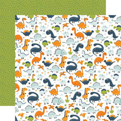Dino-Mite - Echo Park - Double-Sided Cardstock 12"X12" - Dinosaurs Rule