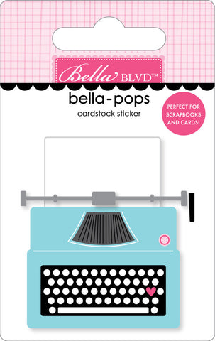 Let's Scrapbook - Bella Blvd - Bella-pops 3D Cardstock Sticker - Documented
