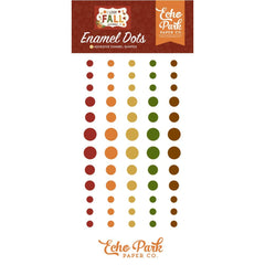 I Love Fall - Echo Park - Enamel Dots