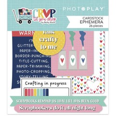 Crop 'Til You Drop - PhotoPlay - Ephemera Cardstock Die-Cuts