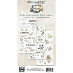 Krafty Garden - 49 & Market - Rub-On Transfer Set - Essentials (6610)