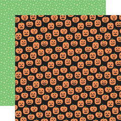 Monster Mash - Echo Park - Double-Sided Cardstock 12"X12" - Faces Of Halloween