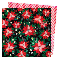 Peppermint Kisses - Vicki Boutin - 12"x12" Double-sided Patterned Paper -  Floral Sprig