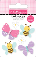 Just Because - Bella Blvd - Bella-pops 3D Cardstock Sticker - Fluttery