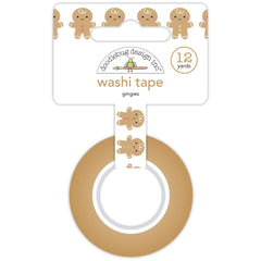 Gingerbread Kisses- Doodlebug - Washi Tape 15mmX12yd - Gingies