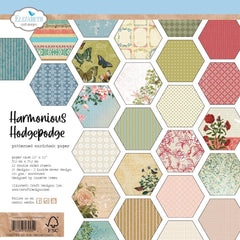 Elizabeth Craft Designs - Double-Sided Cardstock Pack 12"X12" - Harmonious Hodgepodge