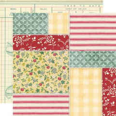 Simple Vintage Berry Fields - Simple Stories - Double-Sided Cardstock 12"X12" - Hello Lovely