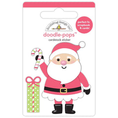 Gingerbread Kisses- Doodlebug - Doodle-Pops 3D Stickers - Hello Santa