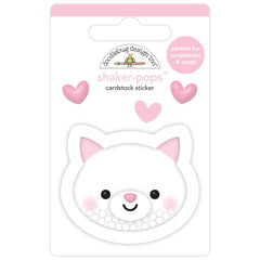 Pretty Kitty - Doodlebug - Shaker-Pops 3D Stickers -  Here Kitty Kitty